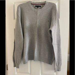 Tommy Hilfiger size L gray sweater.